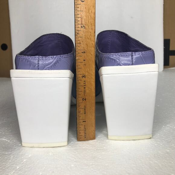 Jeffrey Campbell Shoes Pastel Western Mule Point Square Toe Block Heel 5 - Picture 8 of 16